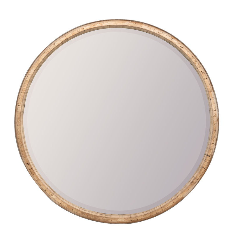 Beckett Round Beveled Mirror