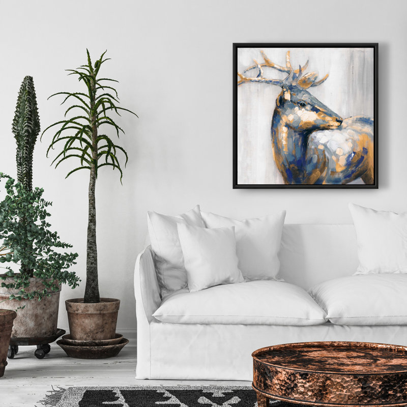 «Golden Deer», H 24 po x l 24 po