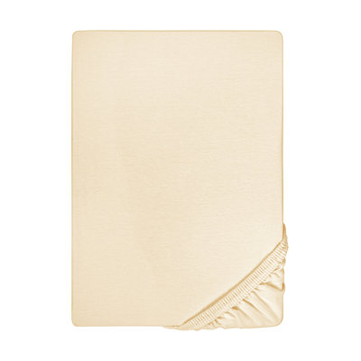 Cotton Blend Jersey Knit Fitted Sheet
