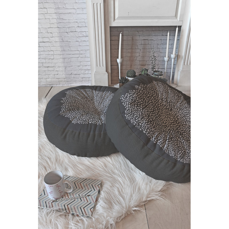 Coussin de plancher Iveta Abolina, H 26 po x l 26 po x P 7 po