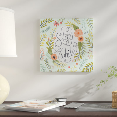 " Retro Garden II Mint " by Janelle Penner