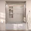 Nesso X P 56 po H Porte de baignoire coulissante encadrée et verre transparent en chrome-105967855