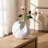 Pottery Earthenware Vase With Sculptural Hollow Design - Decorative Accent For Floral Arrangements And Home Decor-357657037