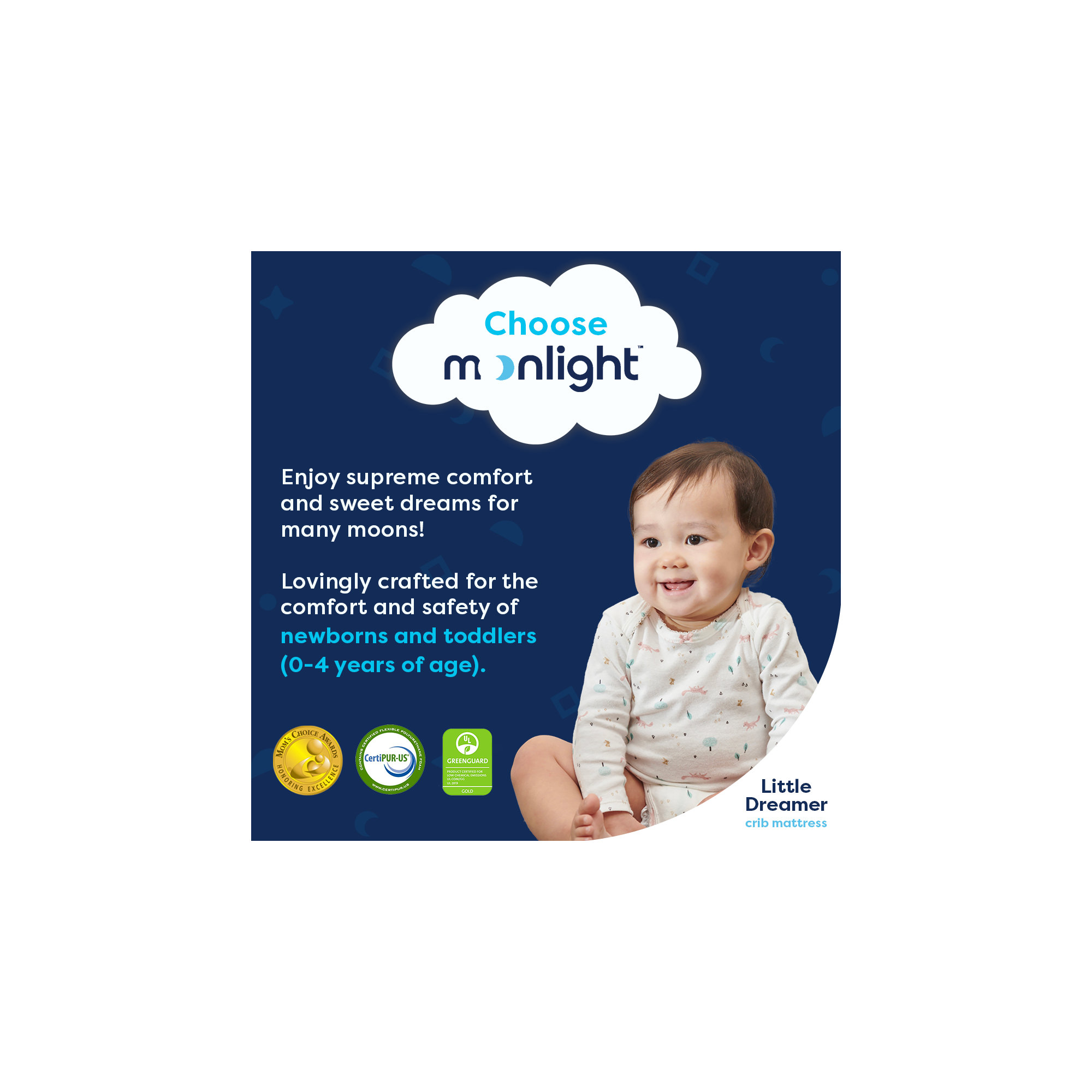 Little Dreamer Dual Sided Crib Mattress