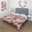 Pink And White Poppies Blossoming Grace II - Ensemble de housse de couette à motif floral-747632323