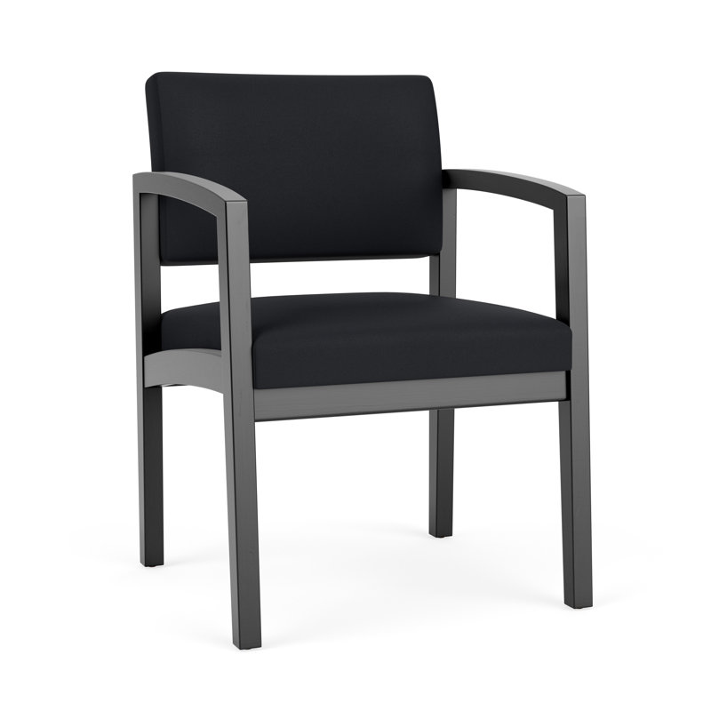 Chaise en bois Lenox, Noir, Noir Modena