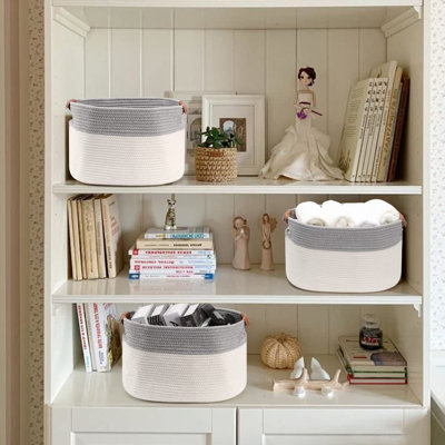 Fabric Laundry Basket with Handles
