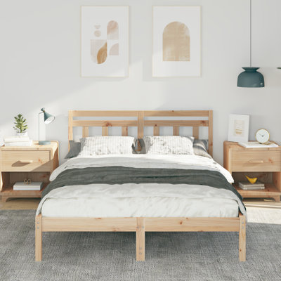 Solid Wood Bed