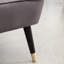 Fauteuil d'appoint rembourré en velours de style contemporain