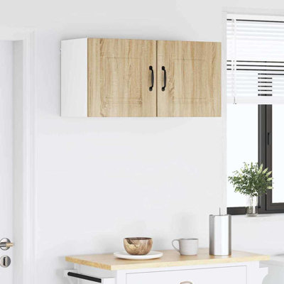 Vidaxl Kitchen Wall Cabinet Black 40 X 31 X 40 Cm Engineered Wood