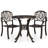 Medan Round 2 - Person Aluminum Bistro Set-115454330