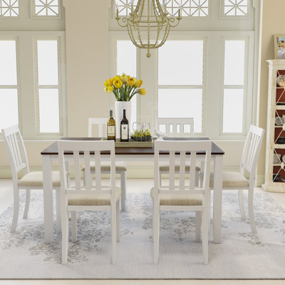 Solid Wood Four Leg Dining Set