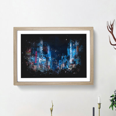 Ho Chi Minh City in Vietnam - Picture Frame Graphic Art Print