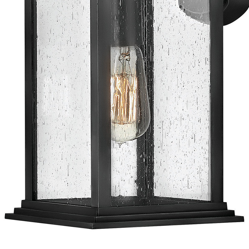 Grant Outdoor Wall Lantern, Bronze, 19" H x 8.5" W x 9.5" D