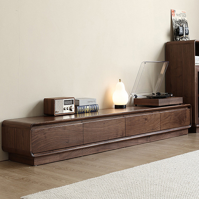 Meuble télé moderne et minimaliste, H 10,24 po x L 94,49 po x l 15,75 po