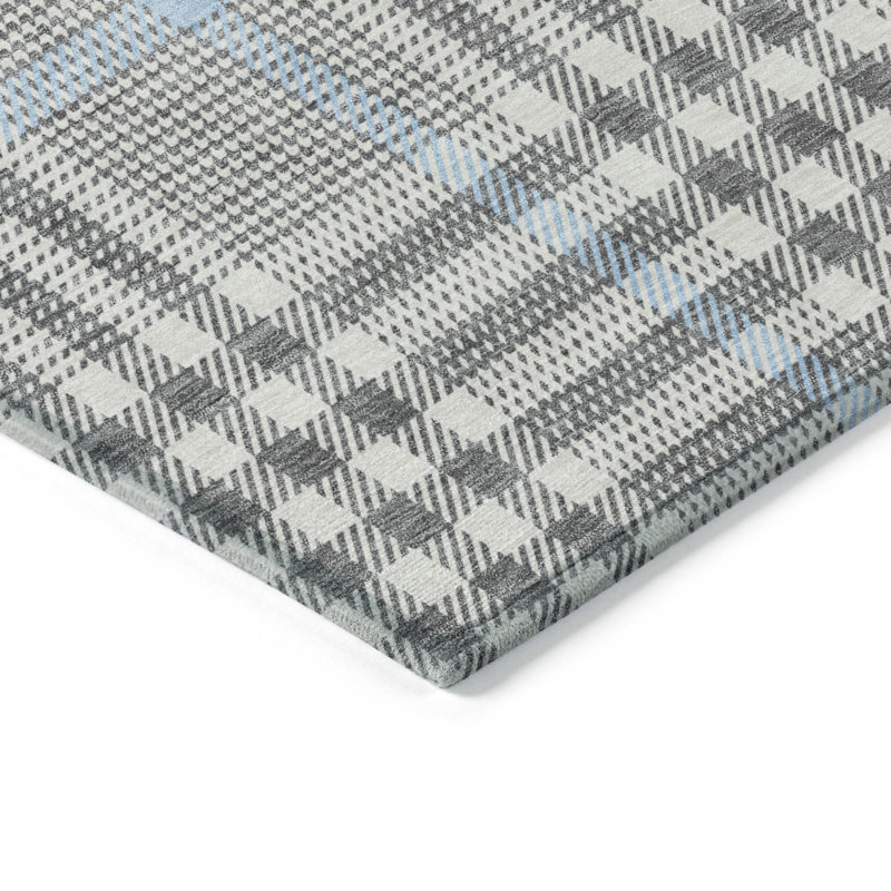 Tapis intérieur / extérieur lavable à la machine Chayden ACN1054, Rond 8 pi