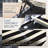 Modern Farmhouse Upholstered Platform Bed with Plaid Headboard and Lift Storage, Queen, Black And White Plaid-201137454-189862747
