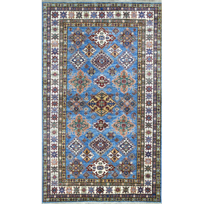 Traditional One-of-a-Kind Rectangle 5'6" X 9'3" Hand Knotted Area Rug