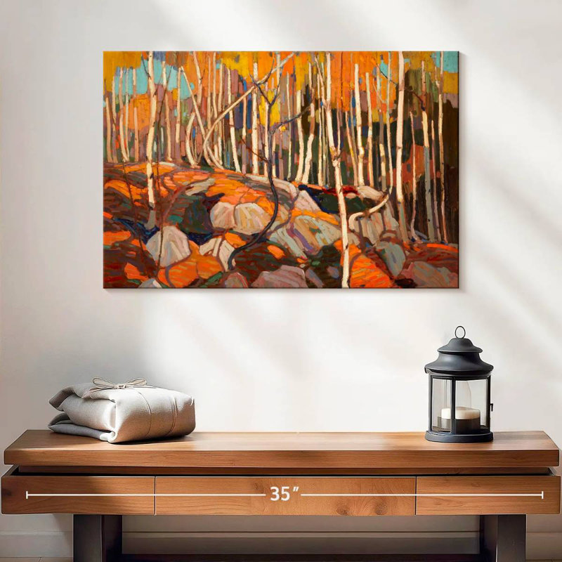 Alvord The Birch Grove Autumn, H 16 po x l 24 po