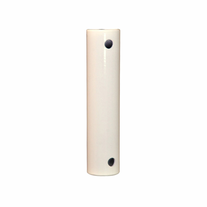 18 inch Stainless Steel Ceiling Fan Downrod - White, White, 18" H x 1" W x 1" D
