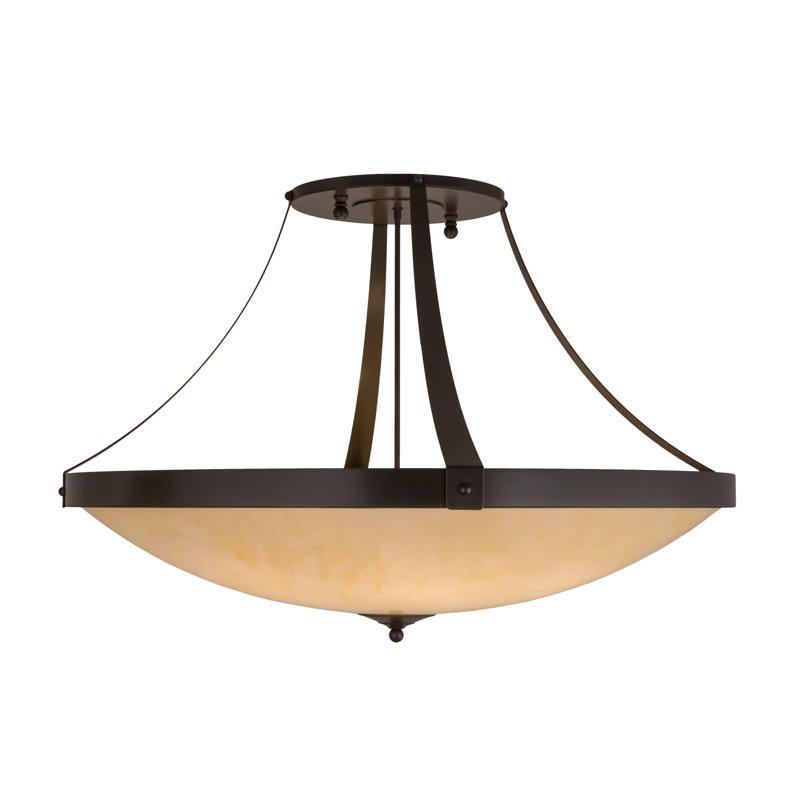 Urban 8 - Light Semi Flush Mount