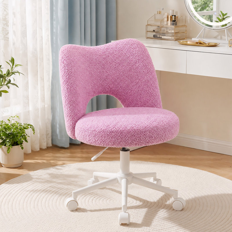  Chaise de bureau Teddy Vanity, Mauve clair