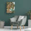 Art mural sur toile tendue - "Verdant Echoes I" de Melissa Wang, décoration murale pour le salon, la chambre à coucher ou le bureau - 18 x 24