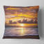 Seascape couches de nuages au coussin coucher de soleil-29348751