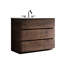 Meuble-lavabo de 36 po en noyer - rangement massif, fonctionnement silencieux, lavabo blanc, pré-assemblé, autoportant, robinet sans drain, espace de rangement moderne maximum, couloir,-1826558106-1826558119
