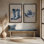 «Cowboy Essentials in Blue», ensemble de 2 impressions sur toile