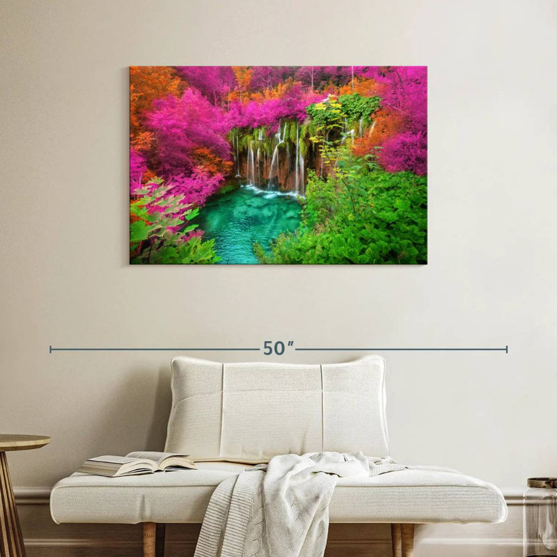 Couleurs de paysage Kerrick Plitvice, H 26 po x l 39 po