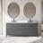 Laval 72" Double Sink Freestanding Bathroom Vanity with Engineered Marble Top-105310782-105310781