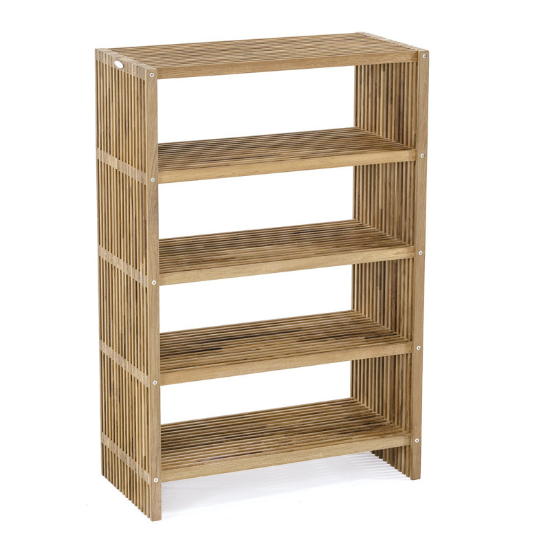 Teak Bathroom Shelves
