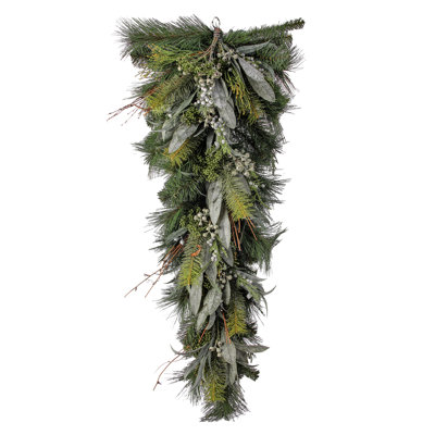Ensemble de 2 festons de Noël Feathery
