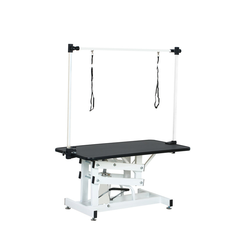 Table de toilettage hydraulique réglable pour animaux lourds