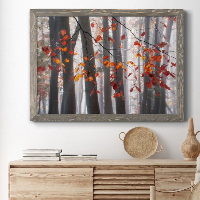 Falling Moments - Reproduction de photo sur toile encadrée, H 31,5 po x l 23,5 po x P 1,5 po, Toile avec cadre gris