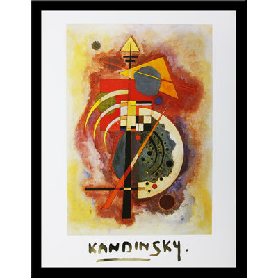 Museum Masters 'Hommage to Grohmann' by Wassily Kandinsky Framed Art Poster - 24 x 32 Inch