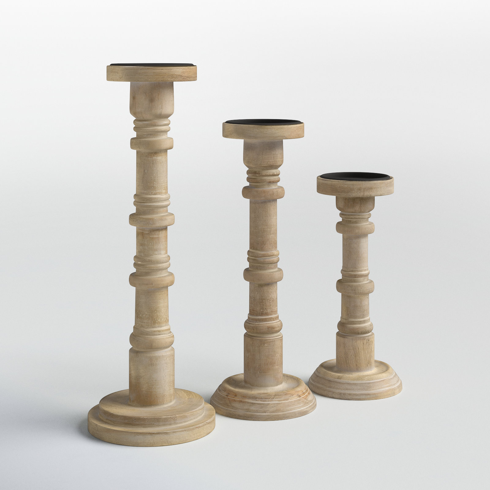 3-Piece Candlestick Set