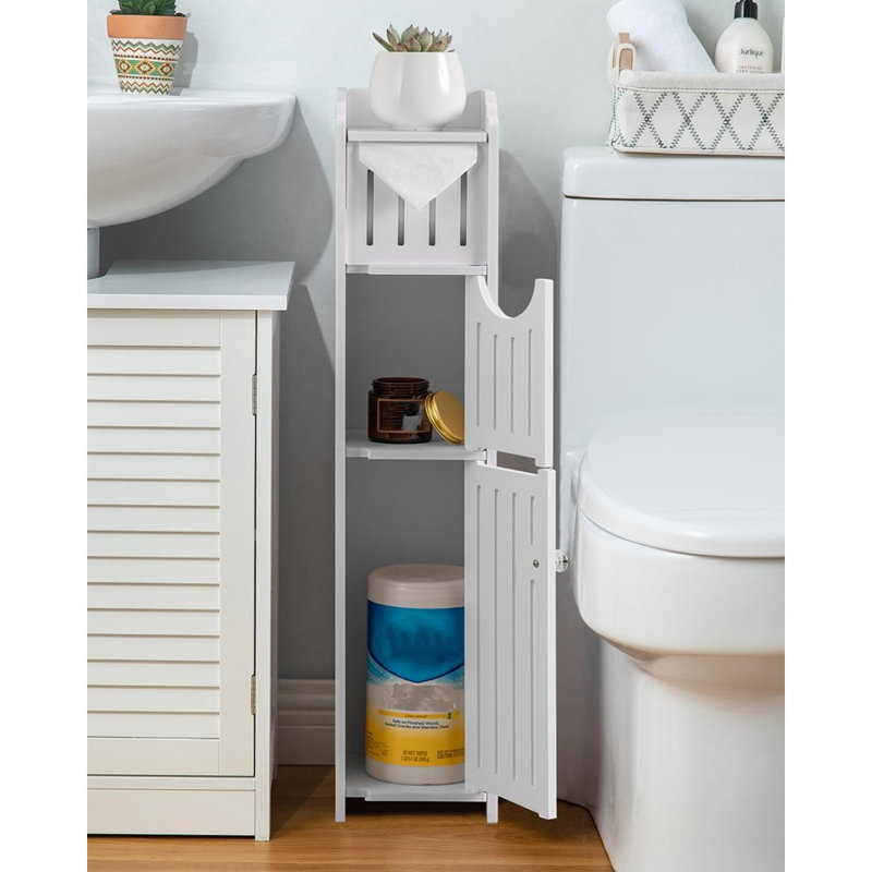 Armoire de rangement pour salle de bain: petit rangement de salle de bain - Toilette