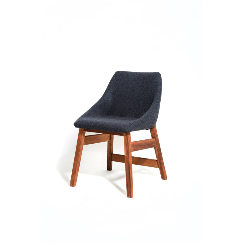 Nina Fabric Side Chair, Slate
