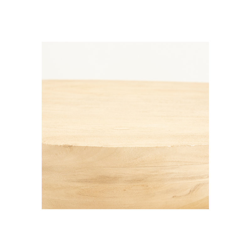 Cobble Solid Wood Coffee Table, Natural