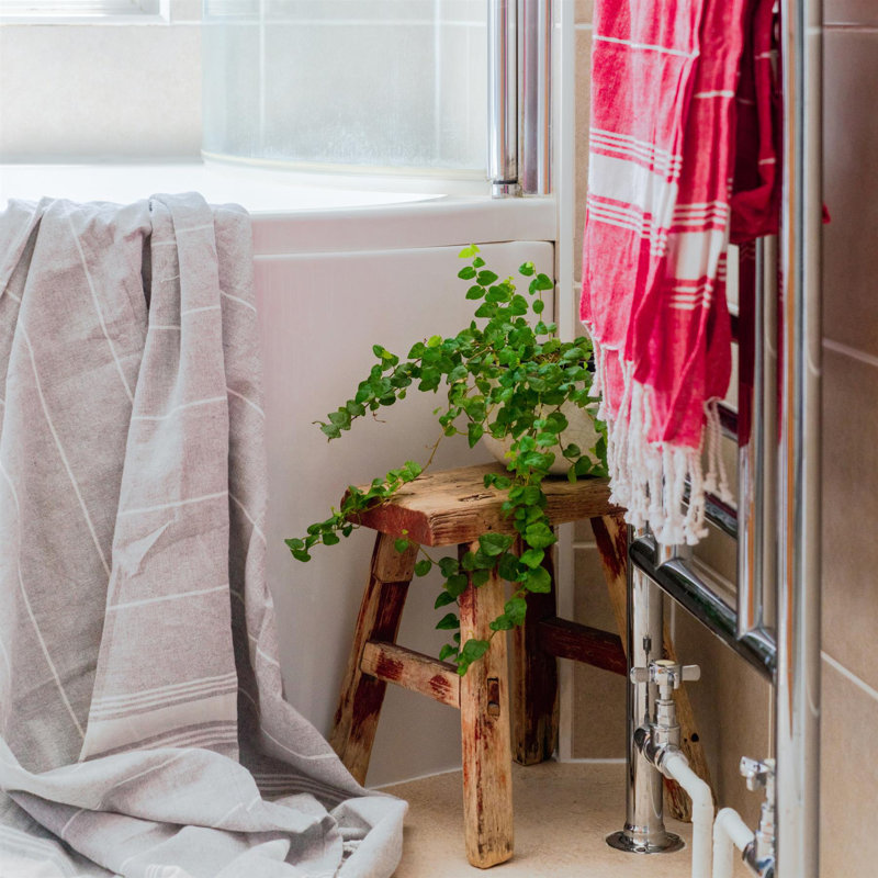 100% Cotton Bath Towel, Red