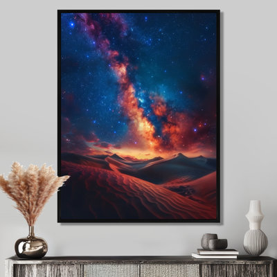 Galxy sur les dunes en Afrique III - désert, art encadré