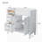 Freestanding Bathroom Storage Cabinet with 2 Drawers and a Tip-out Drawer