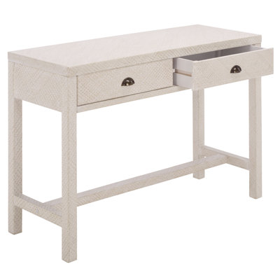 Finlay 2 Drawer Pandan Wrap Desk