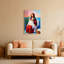 Tableau sur toile Mona Lisa sur les toilettes (lot de 1)-1343886967