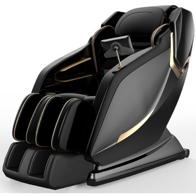 Fauteuil inclinable SL-Track de fauteuil de massage complet à gravité zéro avec haut-parleur gonflable, écran ACL, télécommande, commande vocale, chaleur du dos et des jambes