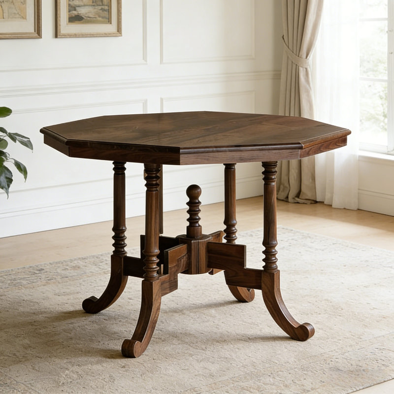 French-style Solid Wood Dining Table
