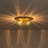 2-Light Drum Ribbed Glass Flush Mount-469465022