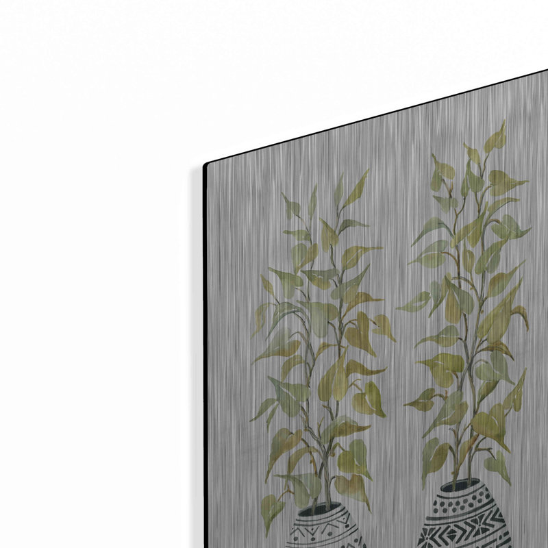 "Vase en tissu II" par Cindy Jacobs, H 24 po x l 12 po